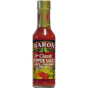 Baron Classic Red Pepper Sauce, 5 fl oz Grocery & Gourmet Food