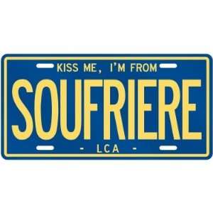  NEW  KISS ME , I AM FROM SOUFRIERE  SAINT LUCIA LICENSE 