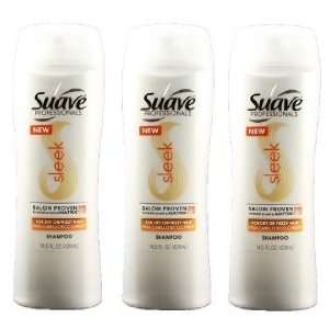 Suave Professionals Sleek Shampoo, For Dry Or Frizzy Hair, 14.5 Fl Oz 