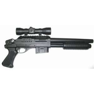  Spring Shotgun FPS 250, Pistol Grip, Scope Airsoft Gun 
