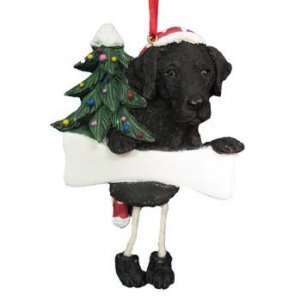 Black Lab Wobbly Legs Christmas Ornament: Home & Kitchen