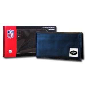  New York Jets NFL Checkbook Cover in a Window Box: Sports 