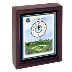  Chicago Cubs Wrigley Field Stadium Colorprint Desk Clock 