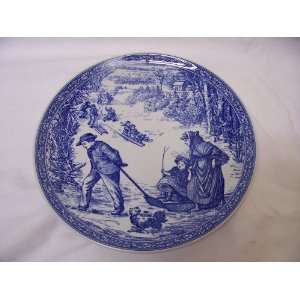   Victorian Christmas Plate, No. 3, 1997 Sleigh Riding: Everything Else