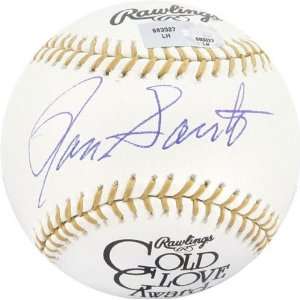   Autographed Baseball  Details Gold Glove Baseball