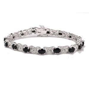   Sterling Silver Hugs & Kisses XOXO Style Fashion Bracelet  Jewelry
