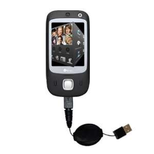 Retractable USB Cable for the HTC Touch Dual with Power Hot Sync and 