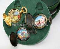 Disney Mickey Goofy D Duck Pocket Watches Ltd Ed New  