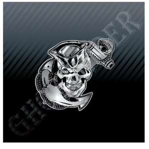  USN United States Navy Armed Forces Sailor Skull Anchor 