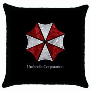 Resident Evil UMBRELLA CORP Custom Throw Pillow Case  