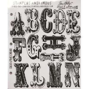   HOLTZ   Cling Rubber Stamps CIRQUE ALPHABET cms065 Stampers Anonymous
