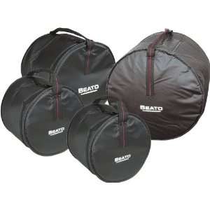  Beato Pro 1 Series 4 Piece Standard Drum Bag Set: Musical 