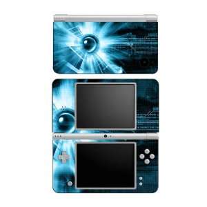  Nintendo DSi XL Skin Decal Sticker   Abstract Blue Tech 