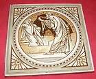 Minton Ceramic Tile Shakespeares Timon Of Athens Stoke On Trent 1870s