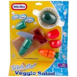    Little Tikes Lets Eat Veggie Salad Play Food Set: Toys & Games