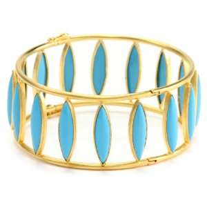 Lauren Harper Collection Archipeligo Blue 18k Gold Turquoise Hinged 