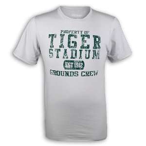  Tiger Stadium Silver Property Of Grounds Crew T shirt 