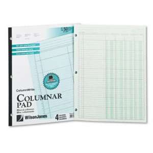  Side Punched Columnar Pad   Two sided, Letter, 50 Sheet Pad 