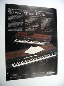 Yamaha CP35 & CP25 Electronic Pianos 1982 print Ad  