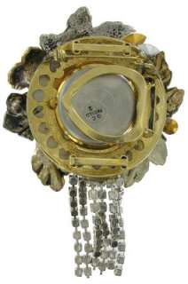 Vintage Bonetto Wrist Watch Scarf Clip Pin Brooch  