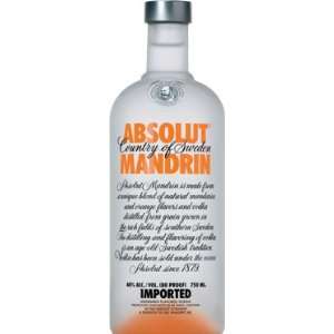  Absolut Mandrin Vodka 1.75 L Grocery & Gourmet Food