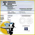 01 ct carat Round Cut J Color SI1 Clarity IGI Certifi