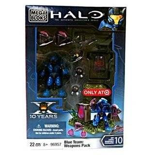Halo Mega Bloks Exclusive Set #96957 Blue Team Weapons Pack Covenant 