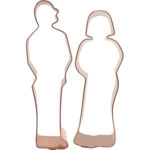 Swanky Man and Lady Cookie Cutter Set
