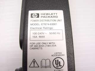 HP E7674 63001 16A Server PDU Power Distribution Unit  