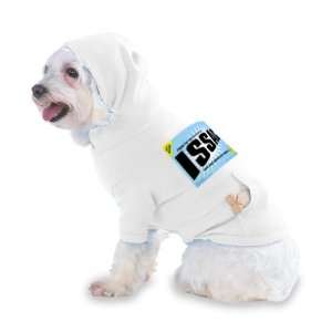   Hoody) T Shirt with pocket for your Dog or Cat XS White
