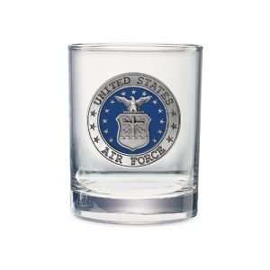  Air Force Double Old Fashioned Glass: Sports & Outdoors