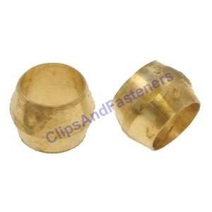  25 Brass Compression Fitting Sleeves 1/4 Automotive