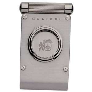 Colibri Duo tech Polished Gunmetal Cigar Cutter & Punch:  
