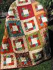   Square QUILT PATTERN Jelly Roll or Fat Quarters, simple, fast and easy