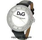 dolce gabbana black leather band ladies watch dw0515 one day