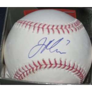  Joe Mauer Minnesota Twins Signed Mlb Baseball Coa: Sports 