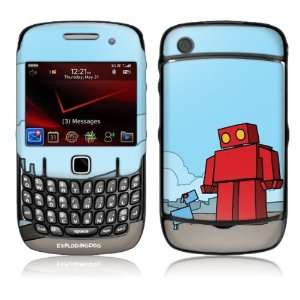   BlackBerry Curve  8520 8530  EXPLODINGDOG  Red Robot Skin: Electronics