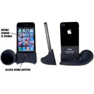 Silicone Stand Horn Amplifier Speaker iPhone 3 3G 4 4G  