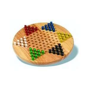  Wood Chinese Checkers Game: Toys & Games