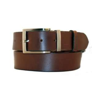  Mens leather belt Brown dress/casual size 34: Toys & Games