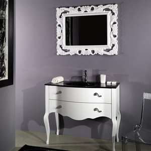  Nameeks Set NB2 Glossy White Boheme Bathroom Vanity 