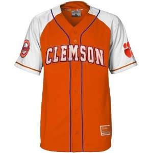  Clemson Tigers Orange Youth Grand Slam Baseball Jersey: Sports