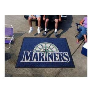  MLB Seattle Mariners Tailgate Mat / Area Rug: Sports 