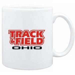  Mug White  Track and Field   Ohio  Usa States Sports 