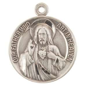   Mother Mary Divine Mercy Catholic Religious Medal Pendant: Jewelry