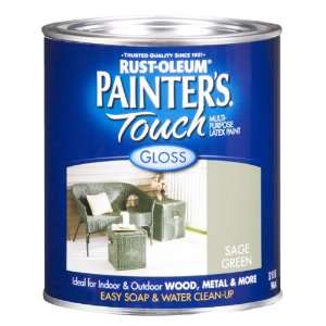  Rust Oleum 242017 Painters Touch Quart Latex, Gloss Sage 