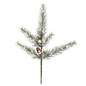 Club Pack of 12 Tannenbaum Pine with Snow Artificial Christmas Sprays 
