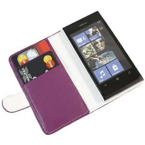  iTALKonline PURPLE Executive Wallet Case Cover Skin Cover 
