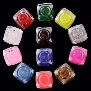  12 Mix Colors Acrylic Powder Builder Nail Art Set(gift for Mother 