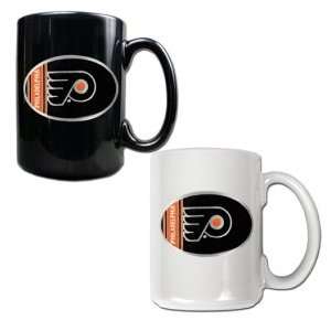 Philadelphia Flyers 2pc 15oz Ceramic Mug Set Kitchen 